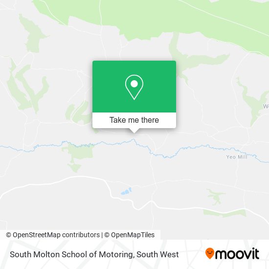 South Molton School of Motoring map