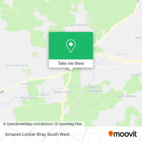 Amazon Locker-Bray map