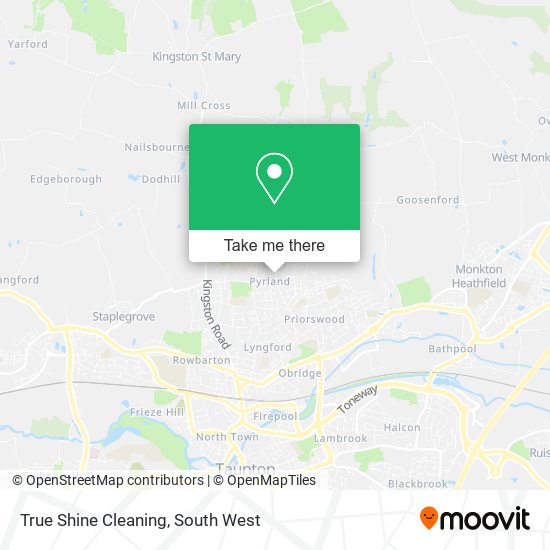 True Shine Cleaning map