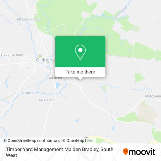 Timber Yard Management Maiden Bradley map