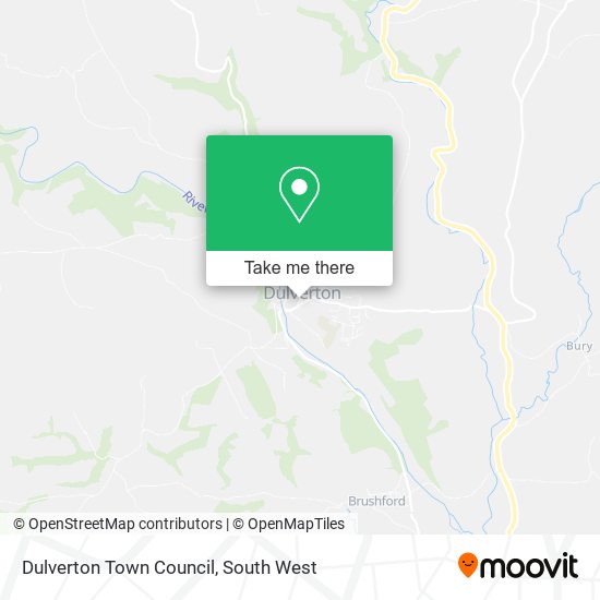 Dulverton Town Council map