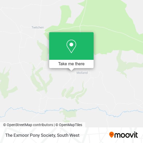 The Exmoor Pony Society map