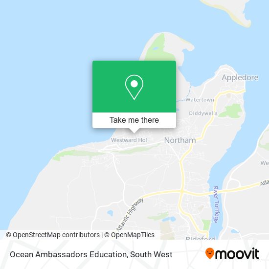 Ocean Ambassadors Education map