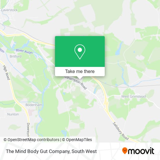 The Mind Body Gut Company map