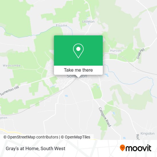 Gray's at Home map