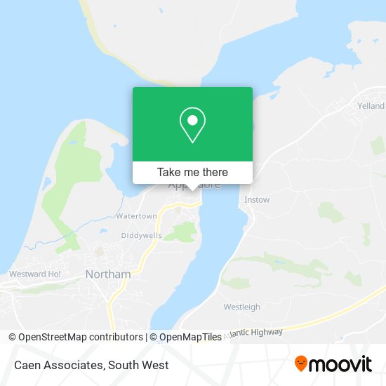 Caen Associates map