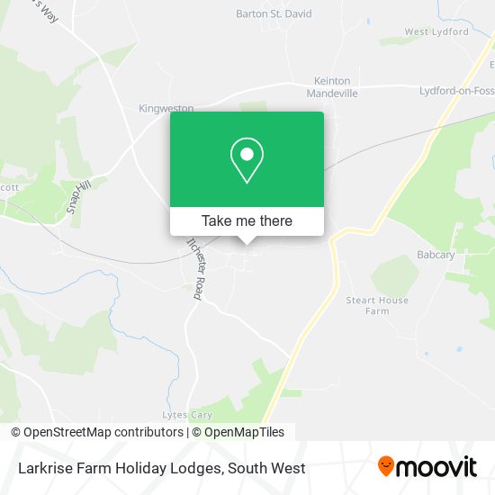 Larkrise Farm Holiday Lodges map