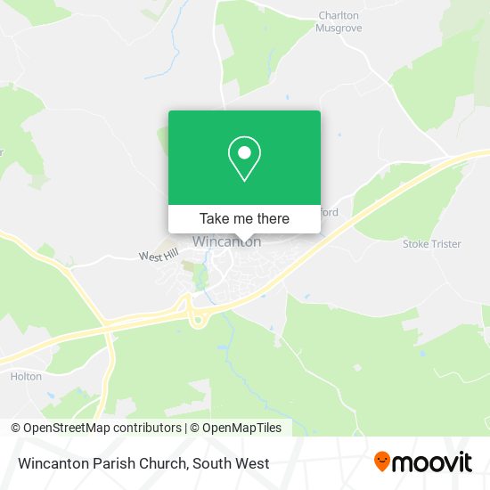 Wincanton Parish Church map