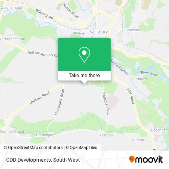 CDD Developments map