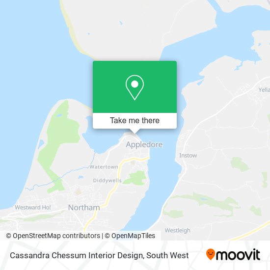 Cassandra Chessum Interior Design map