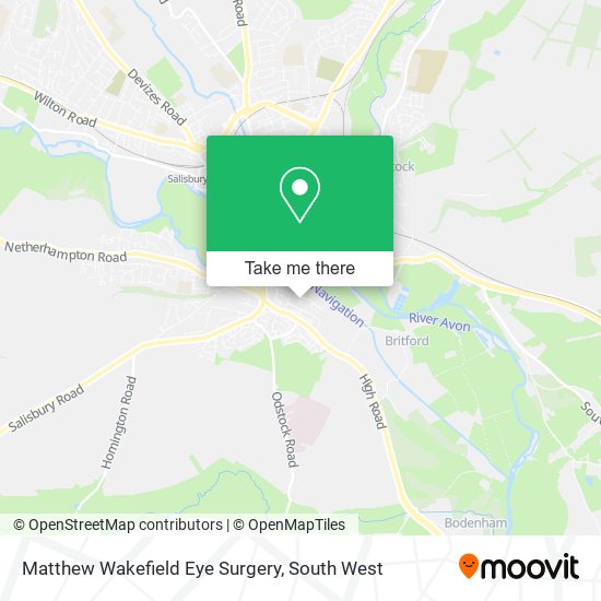 Matthew Wakefield Eye Surgery map