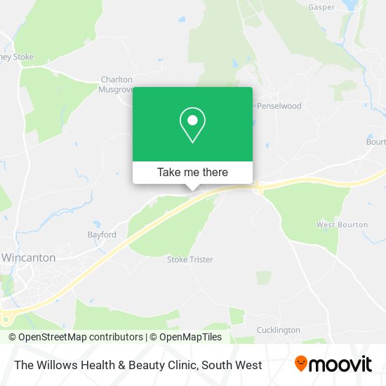 The Willows Health & Beauty Clinic map