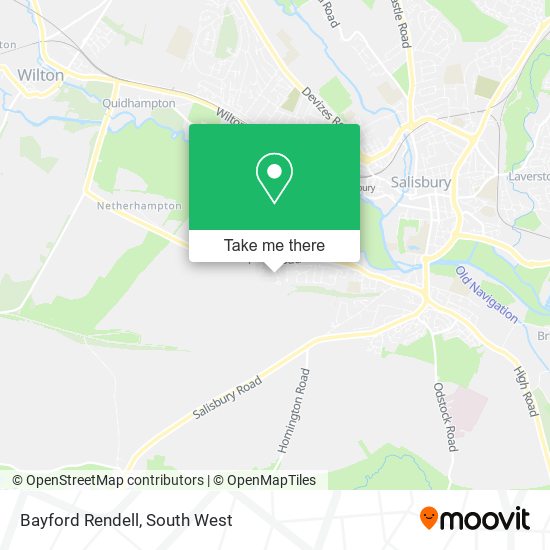 Bayford Rendell map