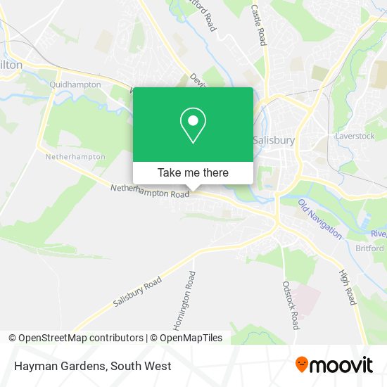 Hayman Gardens map