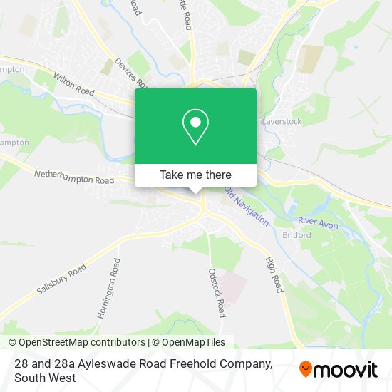 28 and 28a Ayleswade Road Freehold Company map