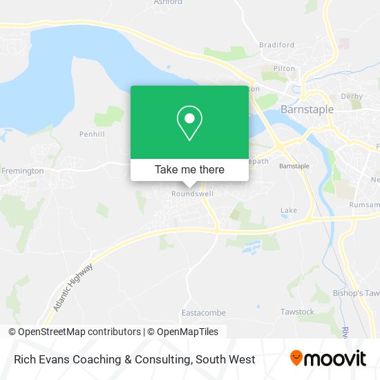 Rich Evans Coaching & Consulting map