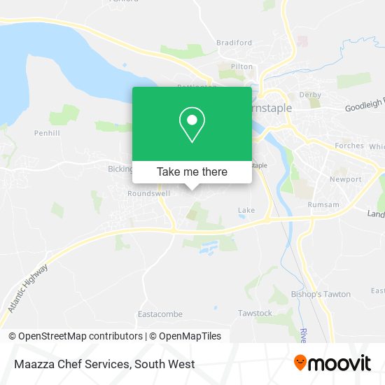Maazza Chef Services map