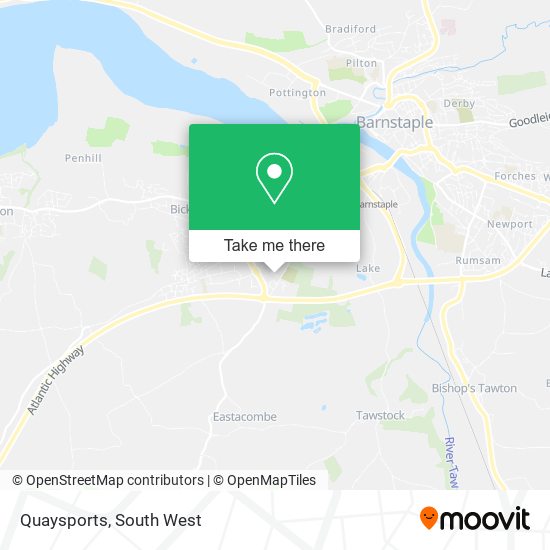 Quaysports map