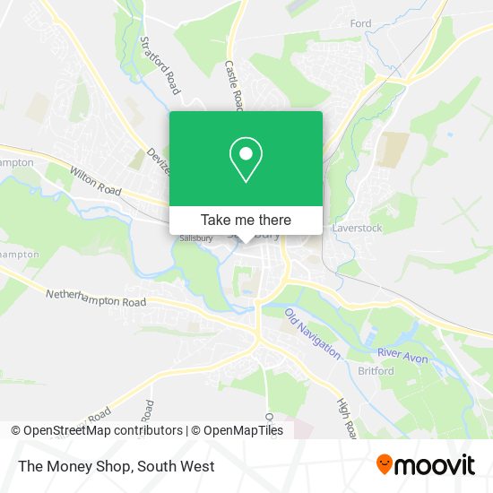 The Money Shop map