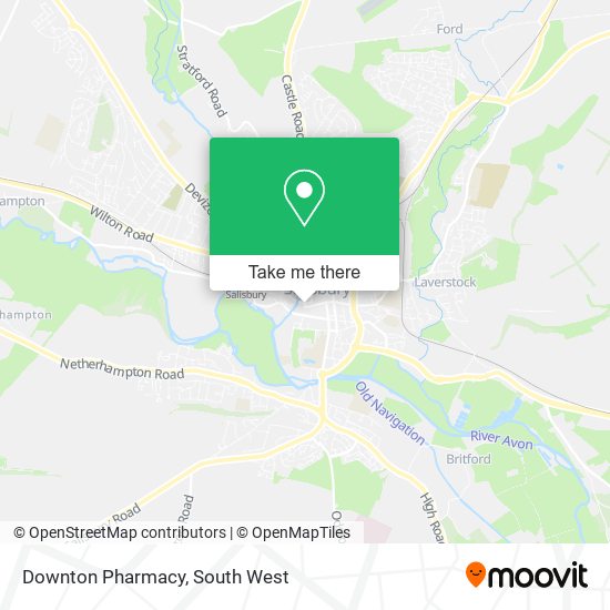 Downton Pharmacy map