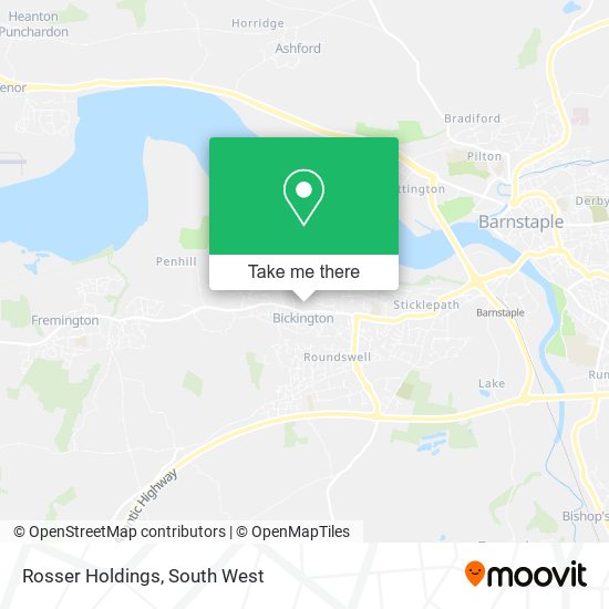 Rosser Holdings map