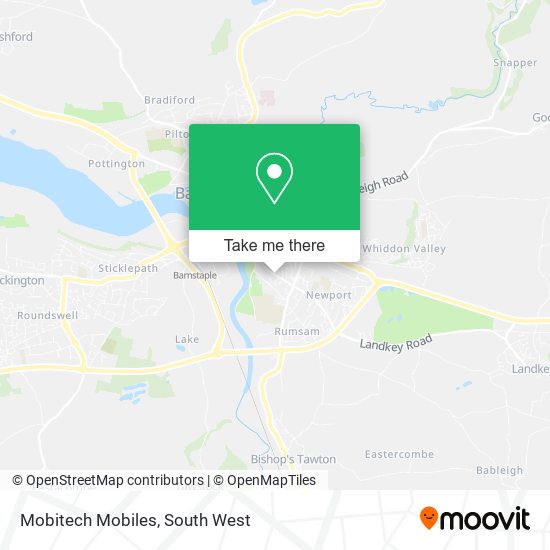 Mobitech Mobiles map