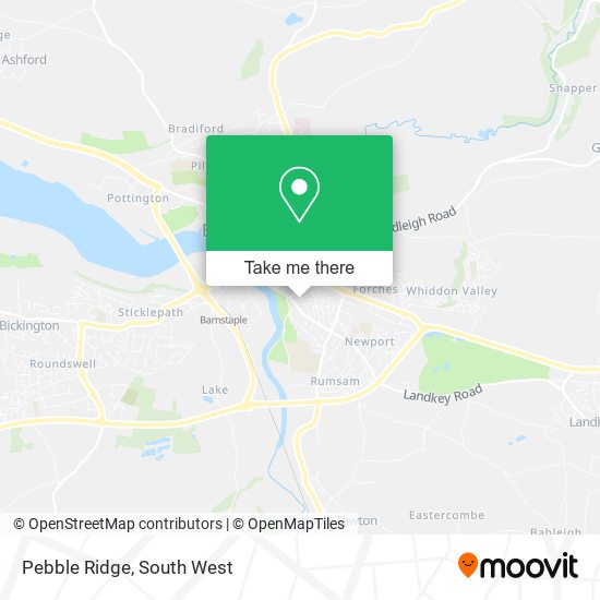 Pebble Ridge map