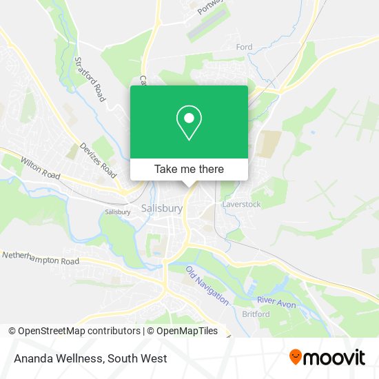 Ananda Wellness map