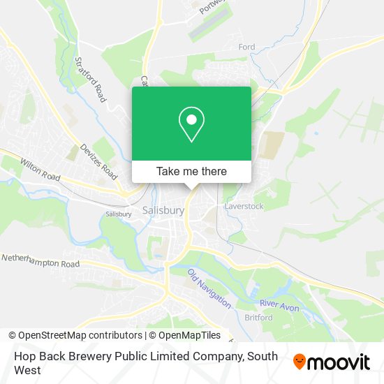 Hop Back Brewery Public Limited Company map