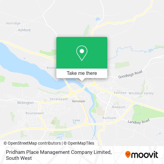 Pridham Place Management Company Limited map