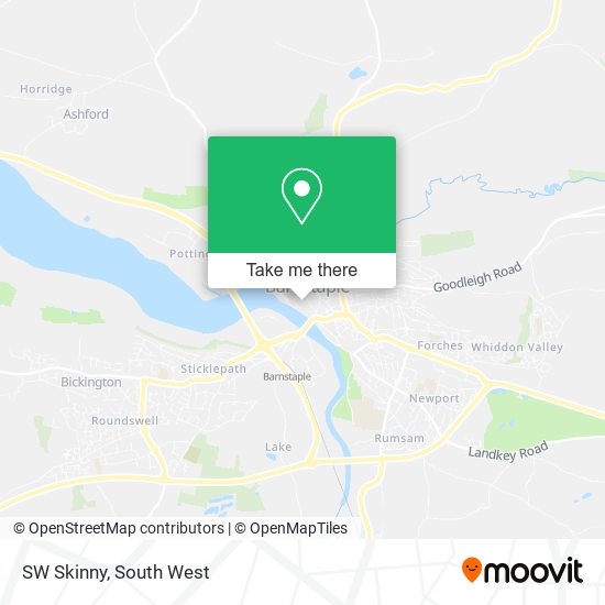 SW Skinny map