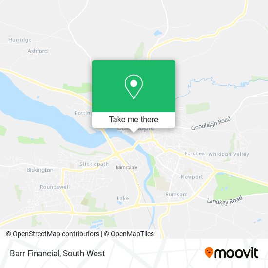 Barr Financial map