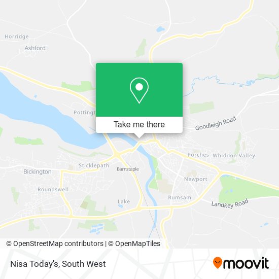 Nisa Today's map