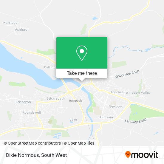 Dixie Normous map