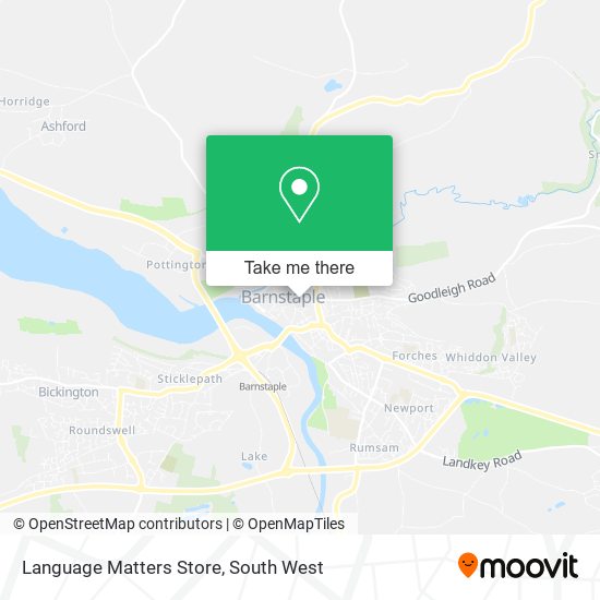 Language Matters Store map