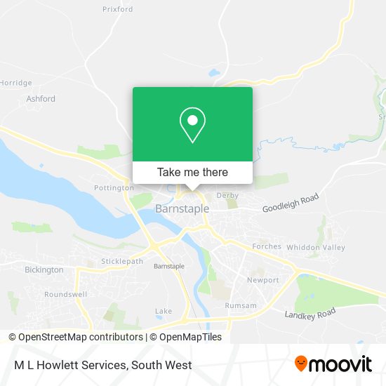 M L Howlett Services map