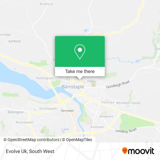 Evolve Uk map