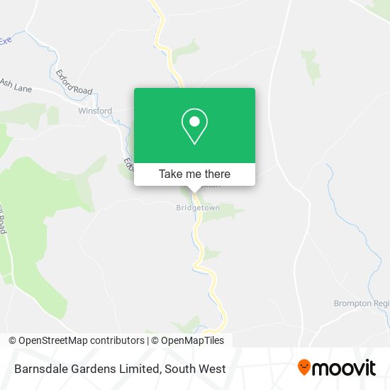 Barnsdale Gardens Limited map