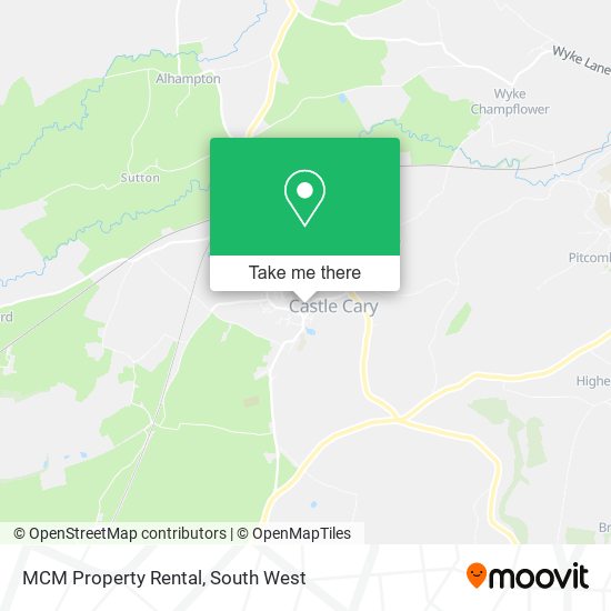 MCM Property Rental map