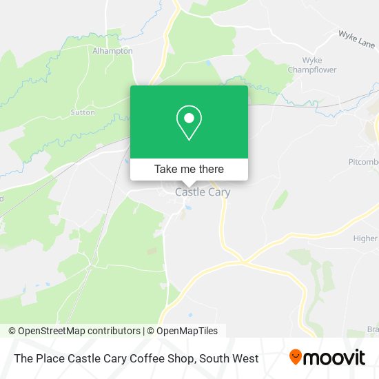 The Place Castle Cary Coffee Shop map