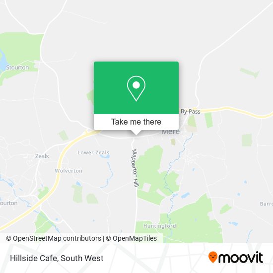 Hillside Cafe map