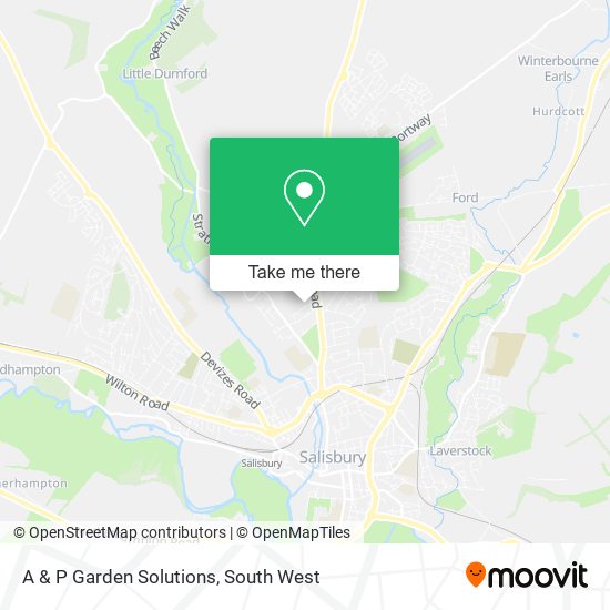 A & P Garden Solutions map