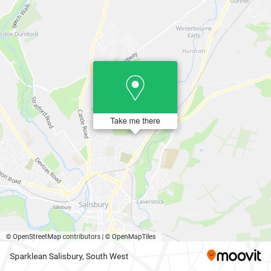 Sparklean Salisbury map