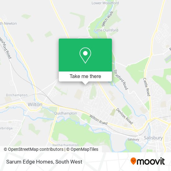 Sarum Edge Homes map