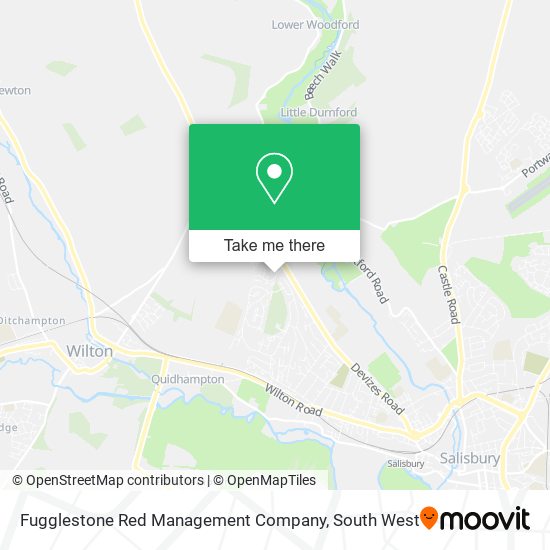 Fugglestone Red Management Company map
