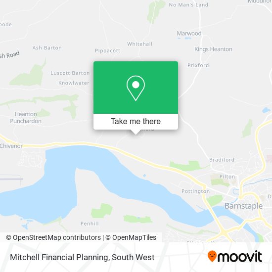 Mitchell Financial Planning map