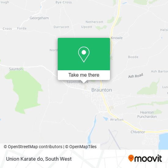 Union Karate do map
