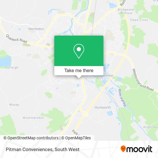 Pitman Conveniences map