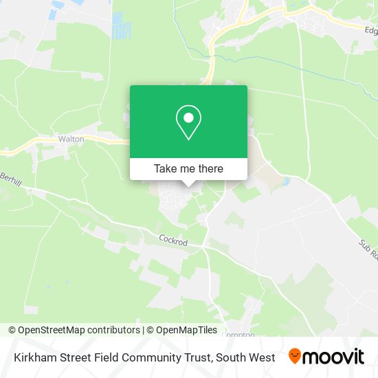 Kirkham Street Field Community Trust map