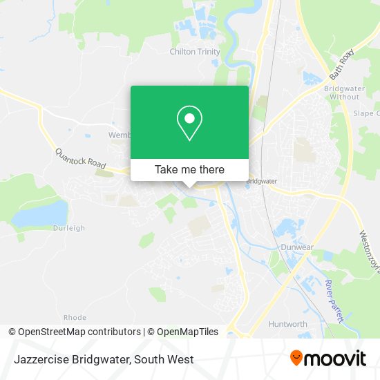 Jazzercise Bridgwater map